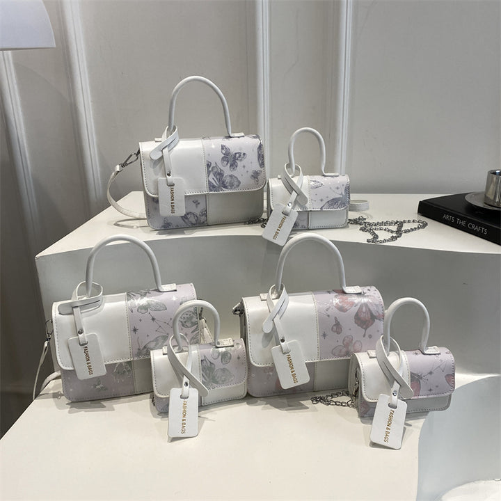 Damen elegante Mini-Handtasche mit floralem Design Nord Taschen