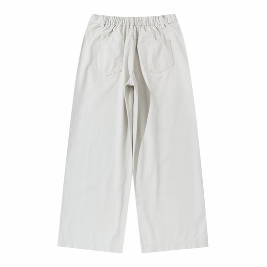 Damen High‑Waist Culotte‑Hose aus Baumwoll‑Twill mit durchgehender Mittelnaht Nord Taschen
