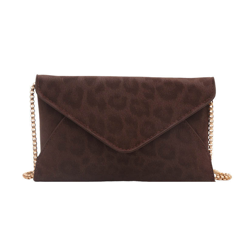 Damen elegante Clutch mit Kettenakzent Nord Taschen