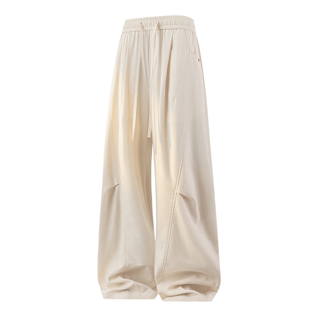 Damen Weite Lagen-Loungehose mit Cargo-Details & elastischem Tunnelzug Nord Taschen