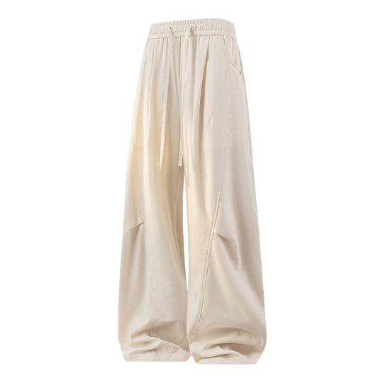 Damen Weite Lagen-Loungehose mit Cargo-Details & elastischem Tunnelzug Nord Taschen