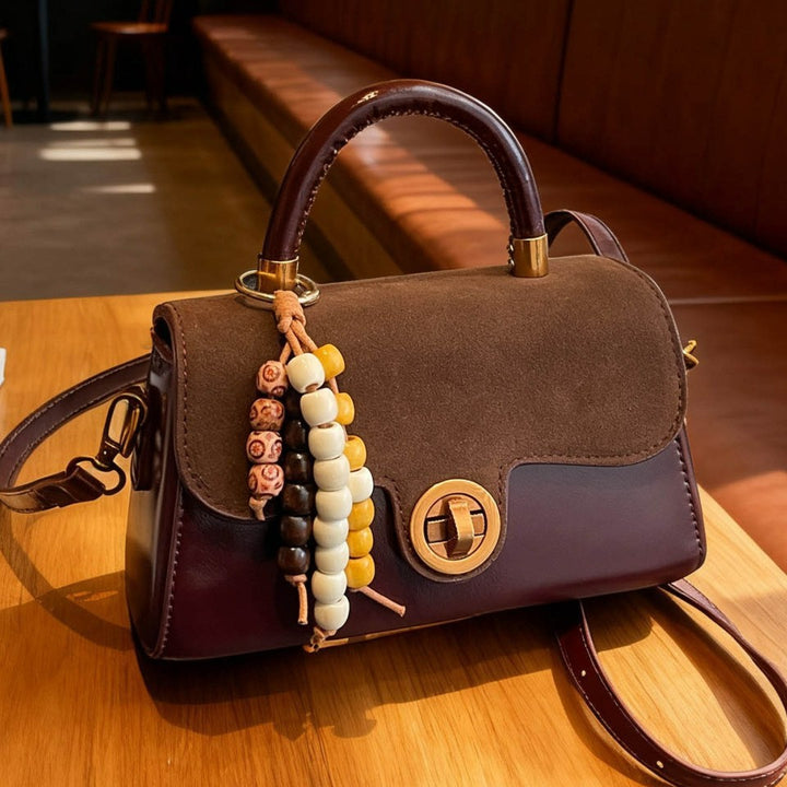 Damen modische Handtasche mit abnehmbarem Anhänger Nord Taschen