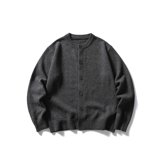 Damen Feinstrick-Cardigan mit Rundhalsausschnitt, durchgehender Knopfleiste und breiten Rippbündchen Nord Taschen