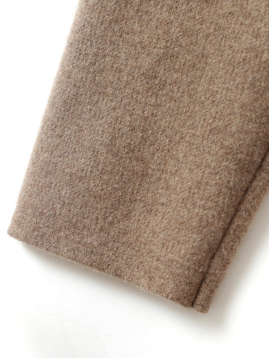 Damen Hochtaillierte Strickhose mit kaschmirähnlicher Haptik und schmal zulaufendem Bein Nord Taschen
