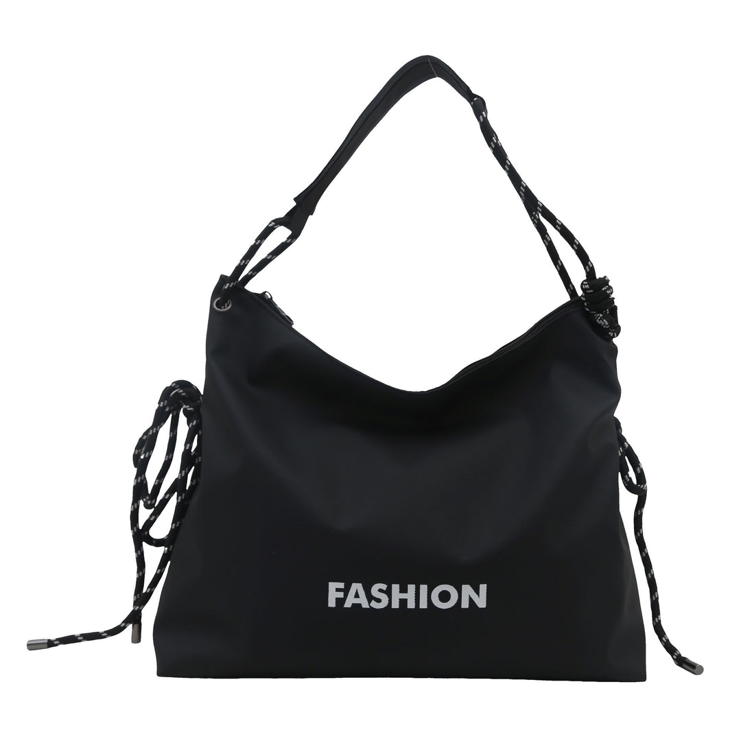 Damen stylische Tote-Tasche mit geflochtenem Kordelzug Nord Taschen