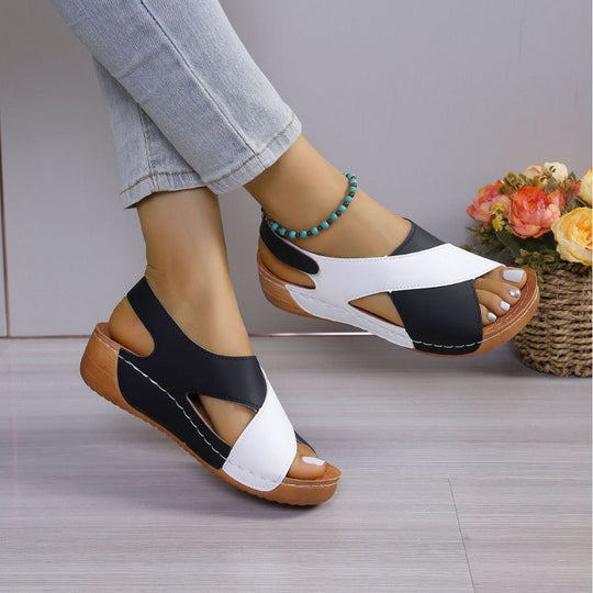 Damen modische Sandalen mit verstellbarem Riemen und anatomischem Fußbett Nord Taschen