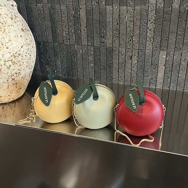 Damen kreative Umhängetasche im Apfel-Design Nord Taschen