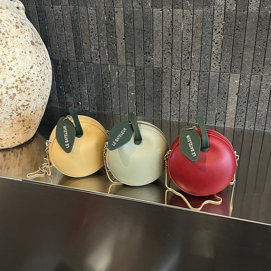Damen kreative Umhängetasche im Apfel-Design Nord Taschen