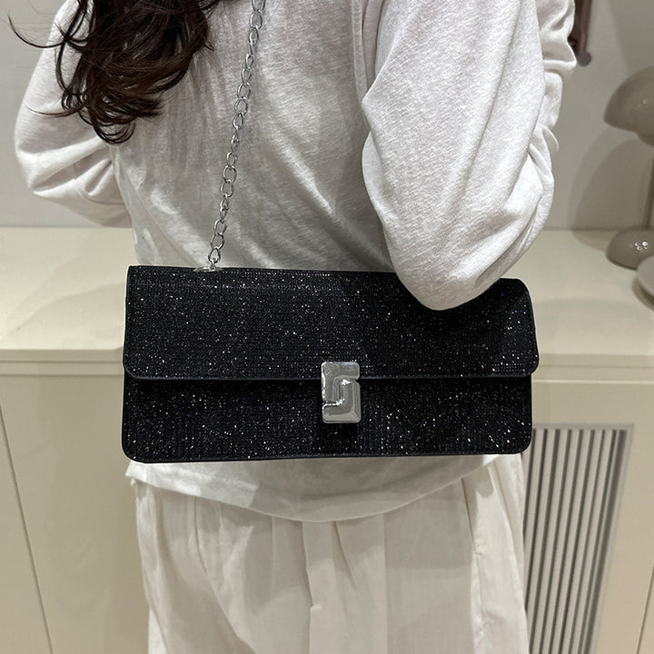Damen elegante Clutch-Tasche mit funkelndem Obermaterial Nord Taschen
