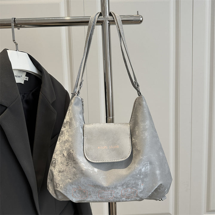 Damen modische Umhängetasche aus elegantem, samtigem Material Nord Taschen