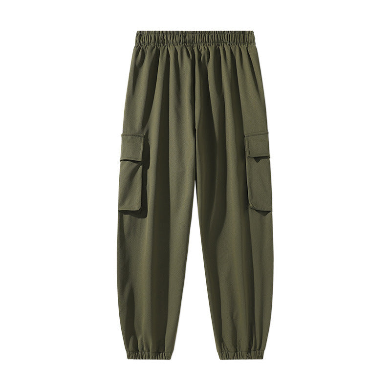 Herren Urbaner Utility-Jogger mit Oversize-Cargotaschen, Kordelzug und elastischen Knöcheln Nord Taschen