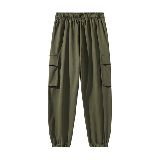 Herren Urbaner Utility-Jogger mit Oversize-Cargotaschen, Kordelzug und elastischen Knöcheln Nord Taschen
