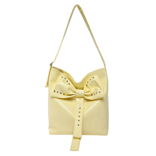 Damen stilvolle Hobo-Tasche mit dekorativem Schleifen-Detail Nord Taschen