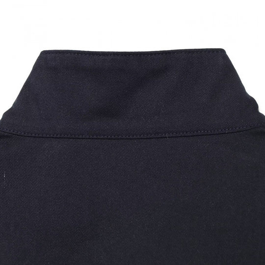 Damen Kurzes Blousonjacke im Clean‑Look mit Stehkragen, goldfarbenen Beschlägen und kontrastierenden Manschetten Nord Taschen