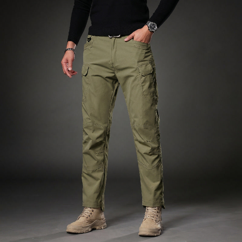 Herren Trekking‑Cargohose mit Knieverstärkung, multifunktionalen Taschen und geradem Schnitt Nord Taschen