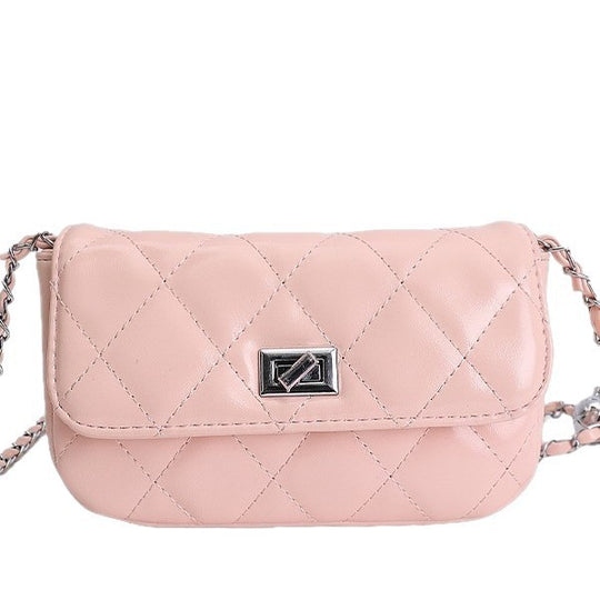 Damen elegante Clutch-Tasche mit luxuriösem Kettenriemen und strukturierter Steppung Nord Taschen