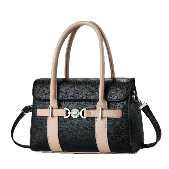 Damen elegante Handtasche mit strukturiertem Lederdesign und abnehmbarem Schulterriemen Nord Taschen