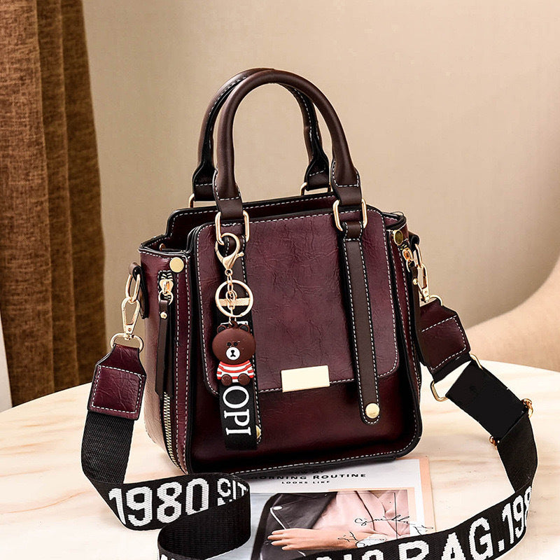 Damen elegante Schultertasche mit abnehmbarem Tragegurt Nord Taschen