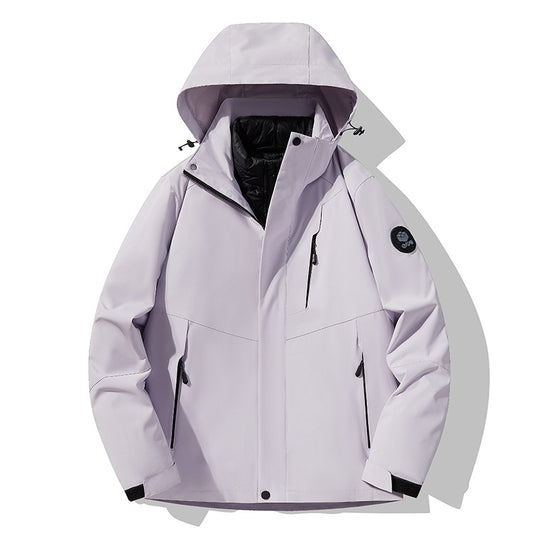 Herren Dreifach kombinierbare Funktionsjacke mit abnehmbarer Steppweste Nord Taschen