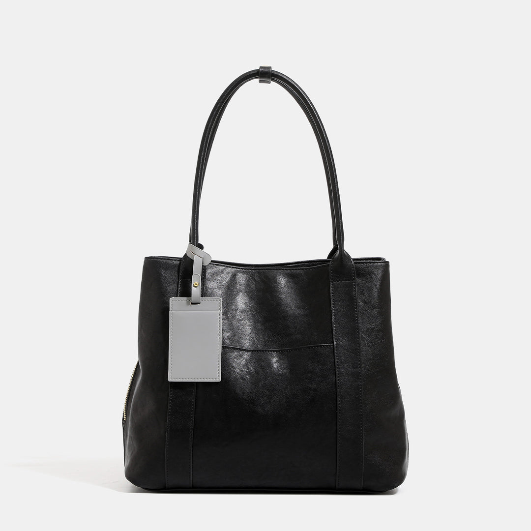 Damen Shopper-Tasche aus hochwertigem Kunstleder mit praktischem Innenlayout Nord Taschen