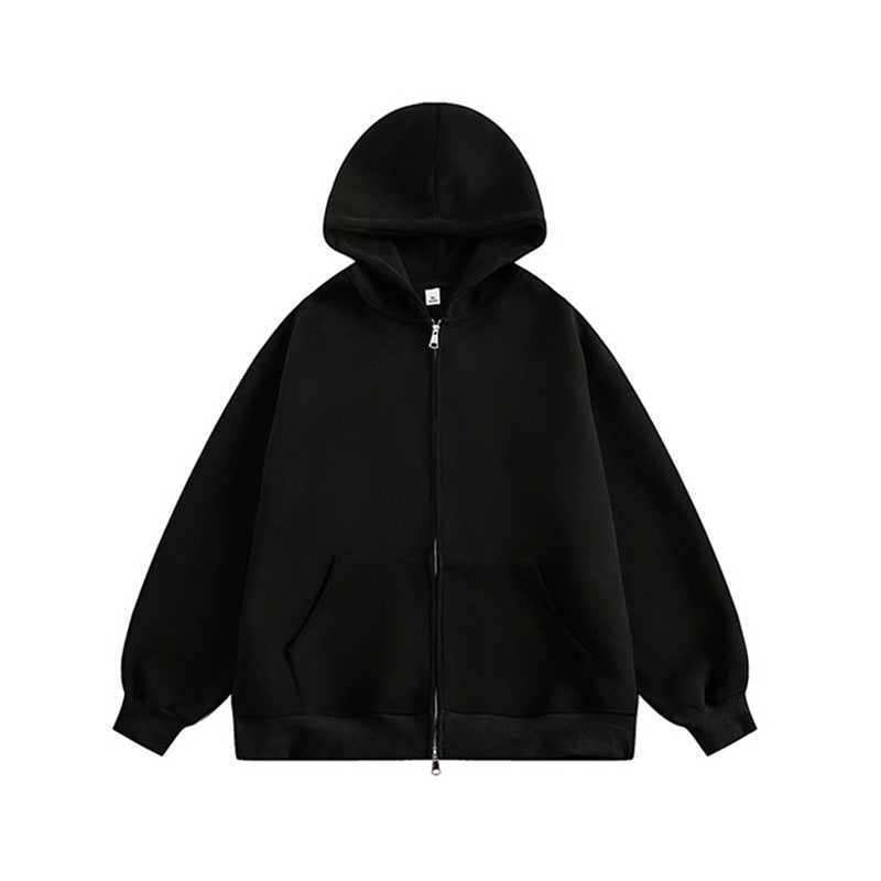 Unisex Oversize-Kapuzenjacke mit durchgehendem Reißverschluss und weichem Fleece-Innenfutter Nord Taschen