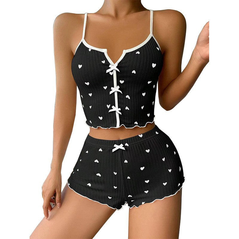 Bedrucktes Pyjama-Set