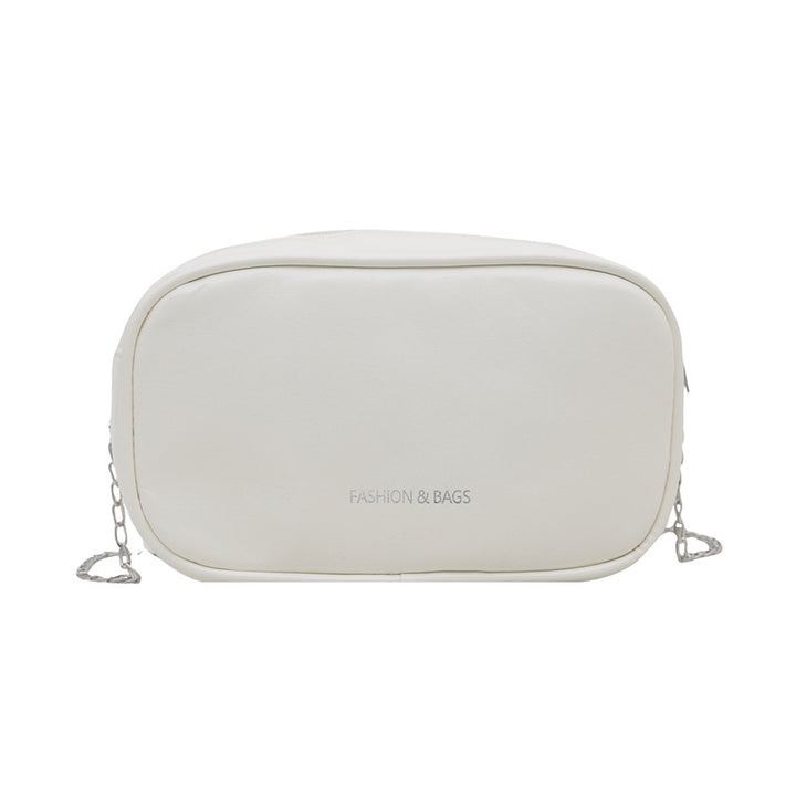Damen elegante Handtasche mit glänzender Oberfläche und feinem Reißverschluss Nord Taschen