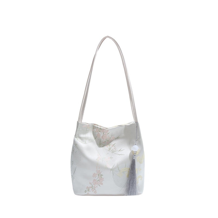 Damen Schultertasche mit elegantem Quasten-Detail Nord Taschen