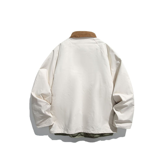 Herren Winddichter Blouson mit Cordkragen und herausnehmbarer Stepp-Innenseite Nord Taschen