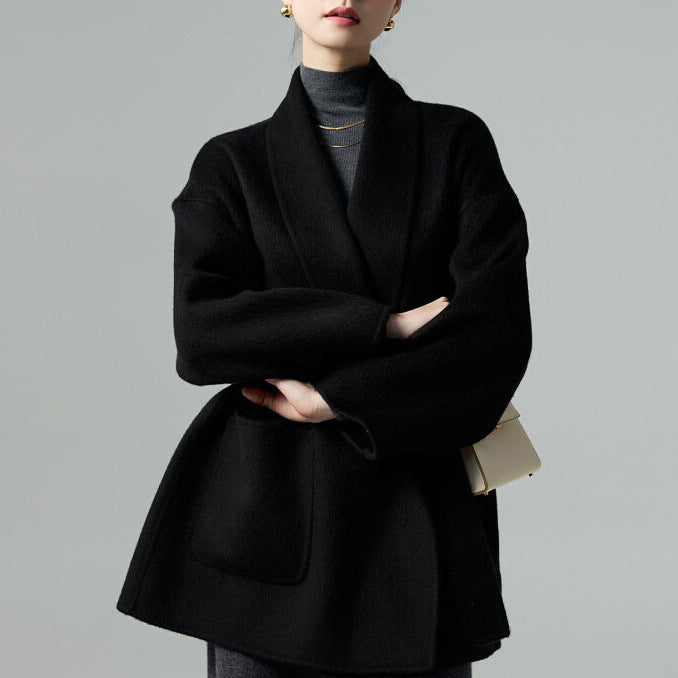 Damen Modischer Oversized-Blazer mit praktischen Taschen Nord Taschen