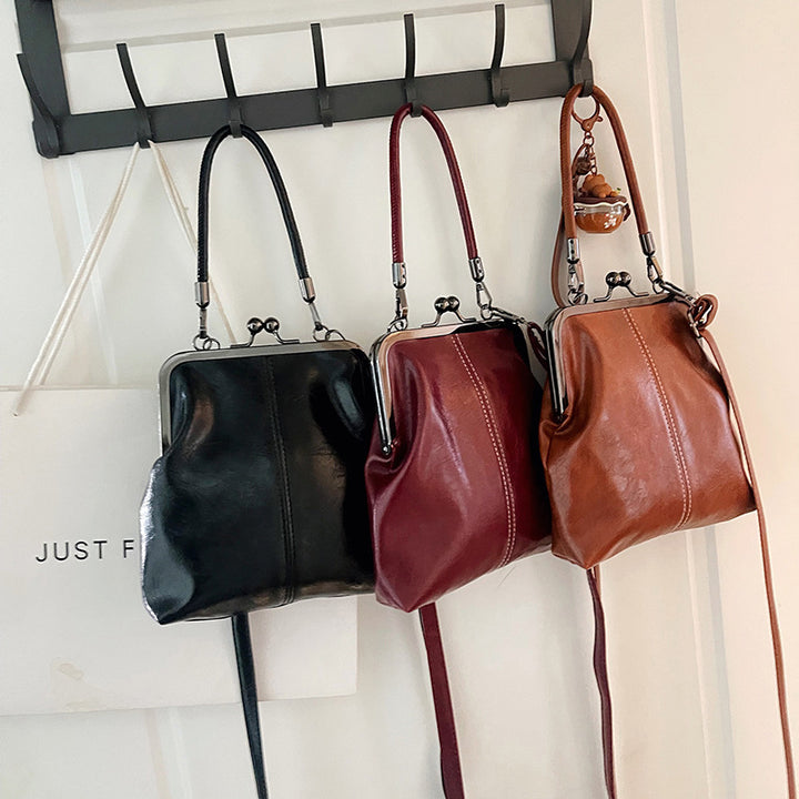 Damen elegante Umhängetasche mit klassischem Verschluss Nord Taschen
