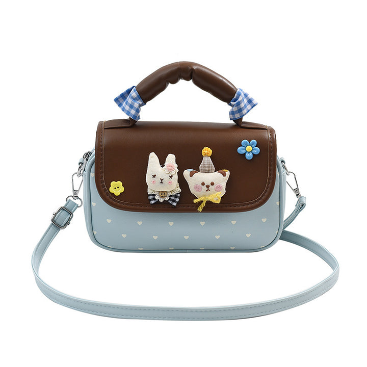 Damen Umhängetasche mit verspieltem Tiermotiv und praktischen Fächern Nord Taschen