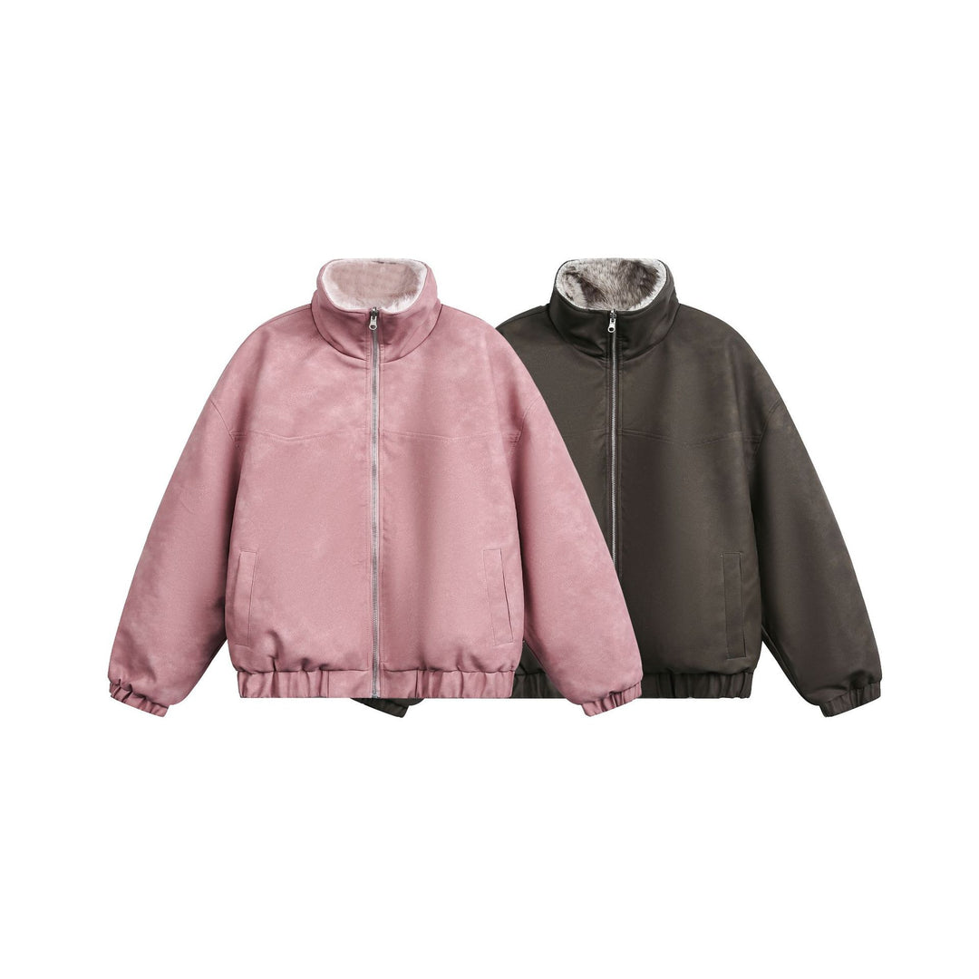 Herren Boxy‑Bomber im Aviatorstil mit faux‑Fur Innenfutter und hohem Stehkragen Nord Taschen