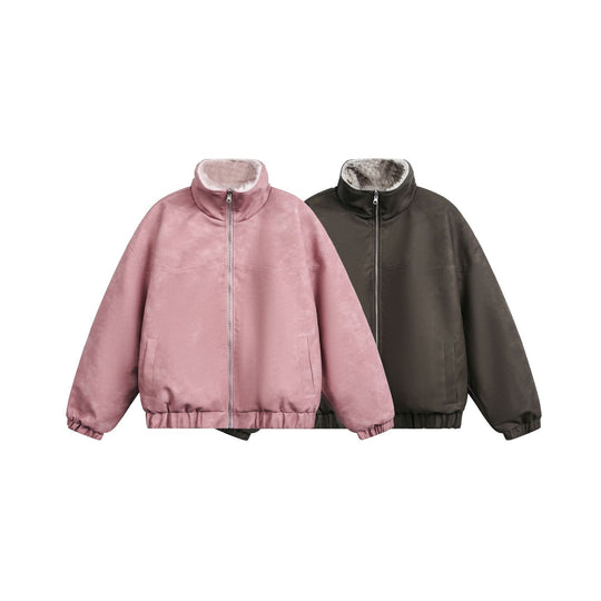 Herren Boxy‑Bomber im Aviatorstil mit faux‑Fur Innenfutter und hohem Stehkragen Nord Taschen