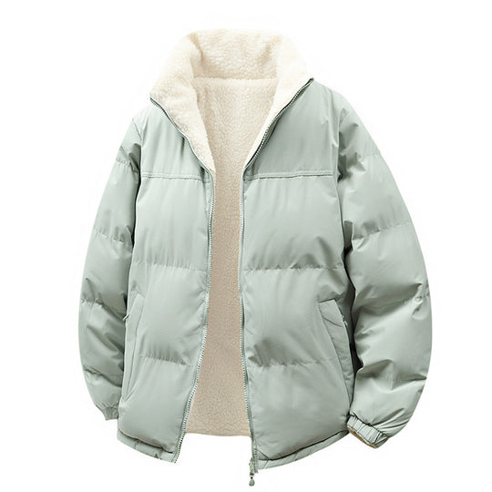 Unisex Wattierte Bomberjacke mit Teddyfutter und verdeckten Innentaschen Nord Taschen