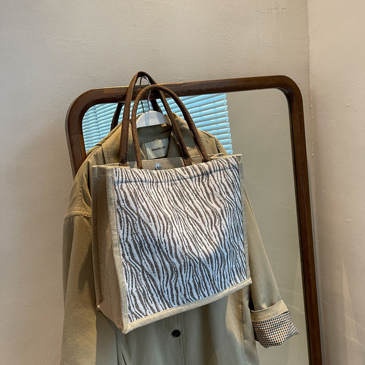 Damen Tragetasche mit einzigartigem Wellenmuster Nord Taschen