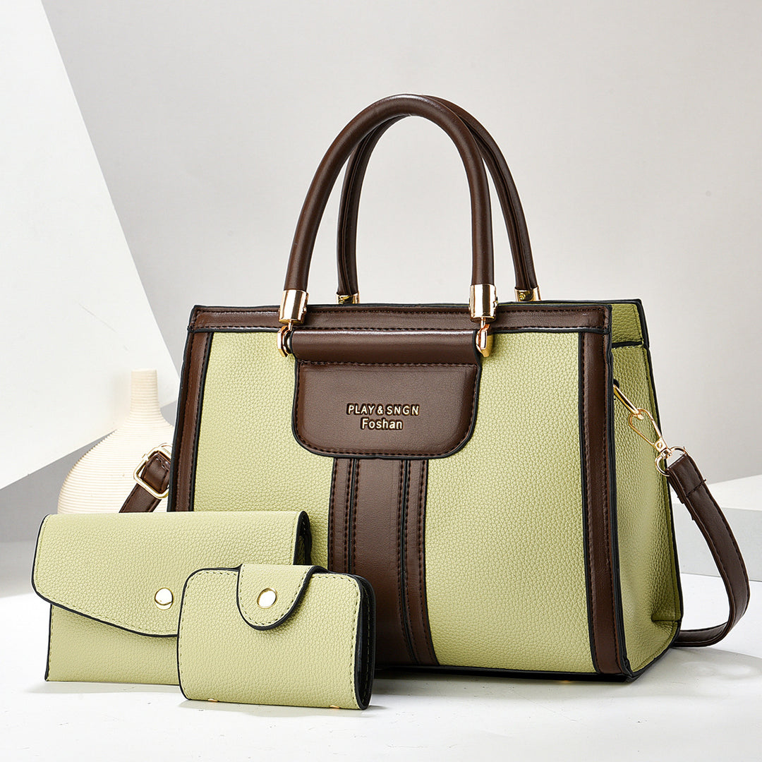 Damen Handtasche mit abnehmbarer Clutch und praktischen Fächern Nord Taschen
