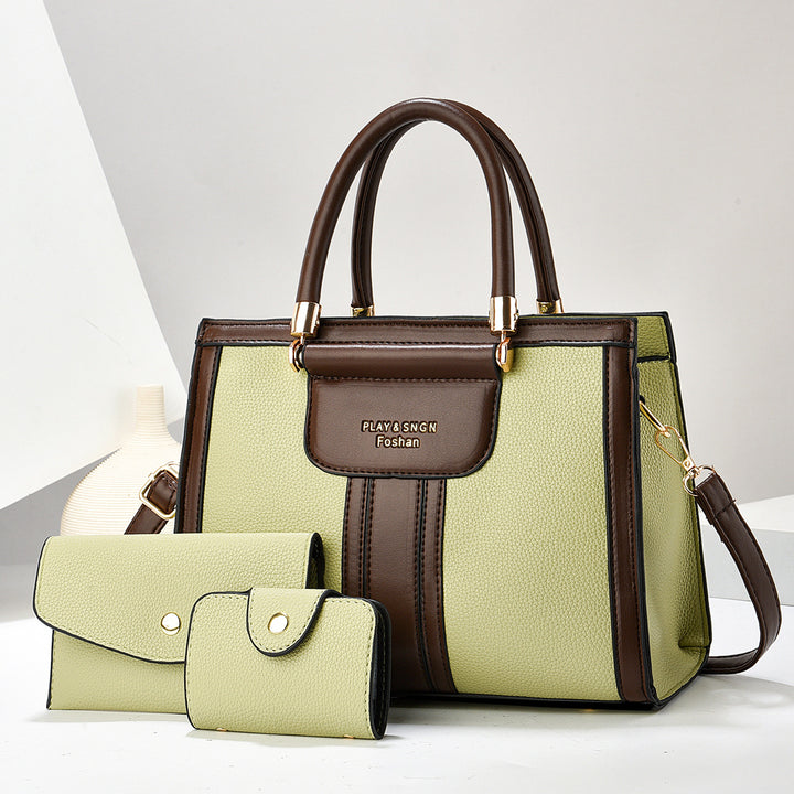 Damen Handtasche mit abnehmbarer Clutch und praktischen Fächern Nord Taschen
