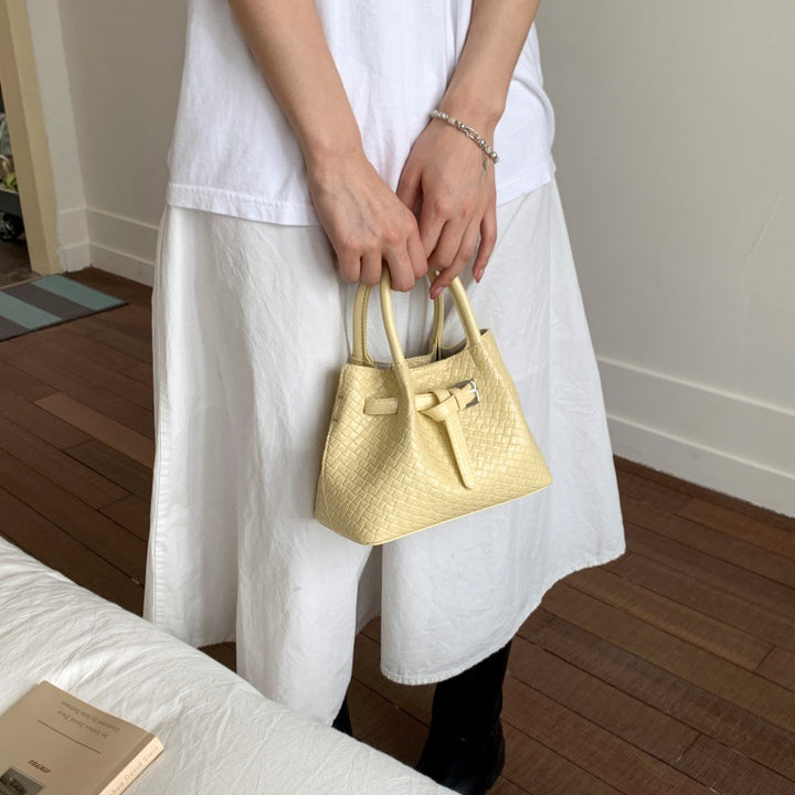Damen elegante Handtasche mit geflochtenem Design Nord Taschen