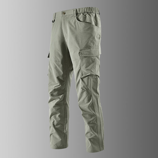 Herren Outdoor-Cargohose mit elastischem Bund, vorgeformten Knien und Multifunktions-Taschen Nord Taschen