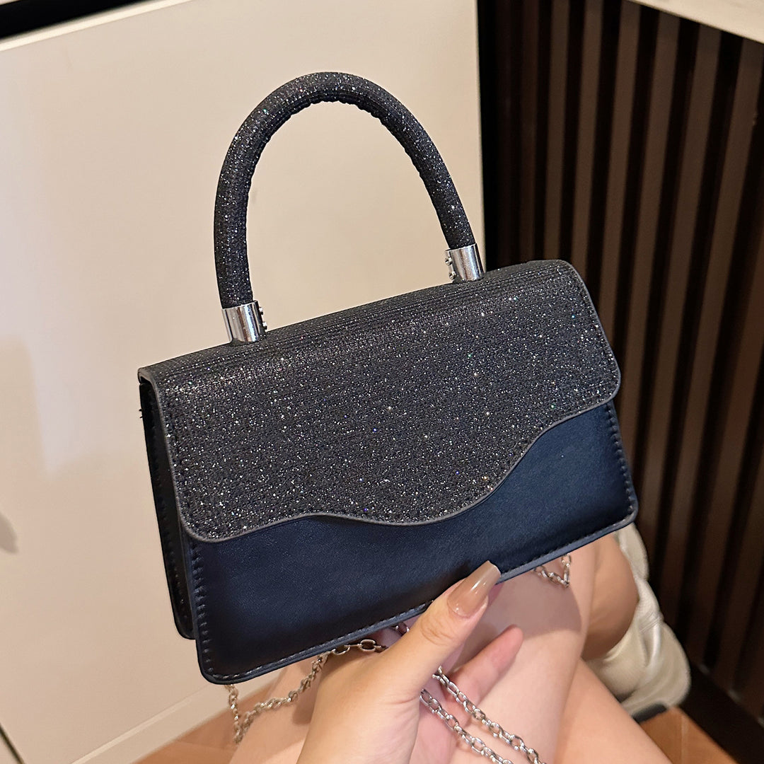 Damen Glamouröse Handtasche mit glitzerndem Obermaterial Nord Taschen