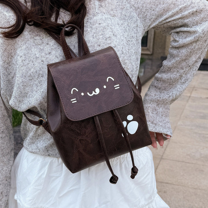 Damen süße Rucksacktasche mit Katzenmotiv Nord Taschen
