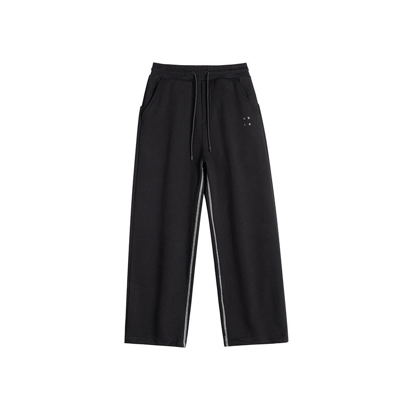 Damen Sweathose mit weitem Bein, elastischem Bund und Tunnelzug Nord Taschen