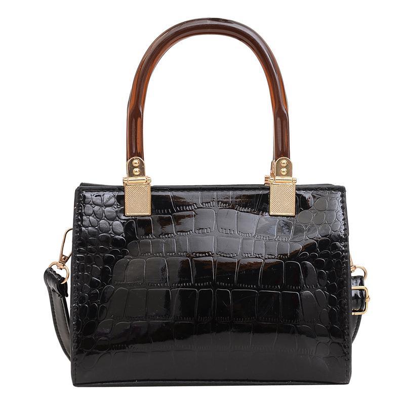 Damen stilvolle Handtasche im eleganten Krokodil-Look Nord Taschen