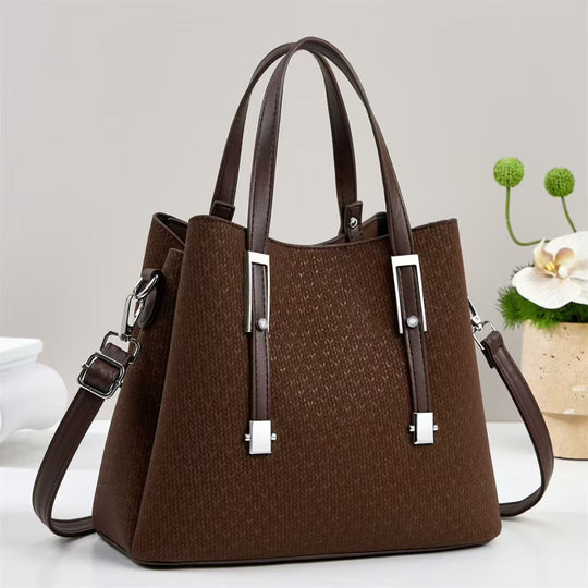 Damen Handtasche mit eleganter Struktur und abnehmbarem Schultergurt Nord Taschen