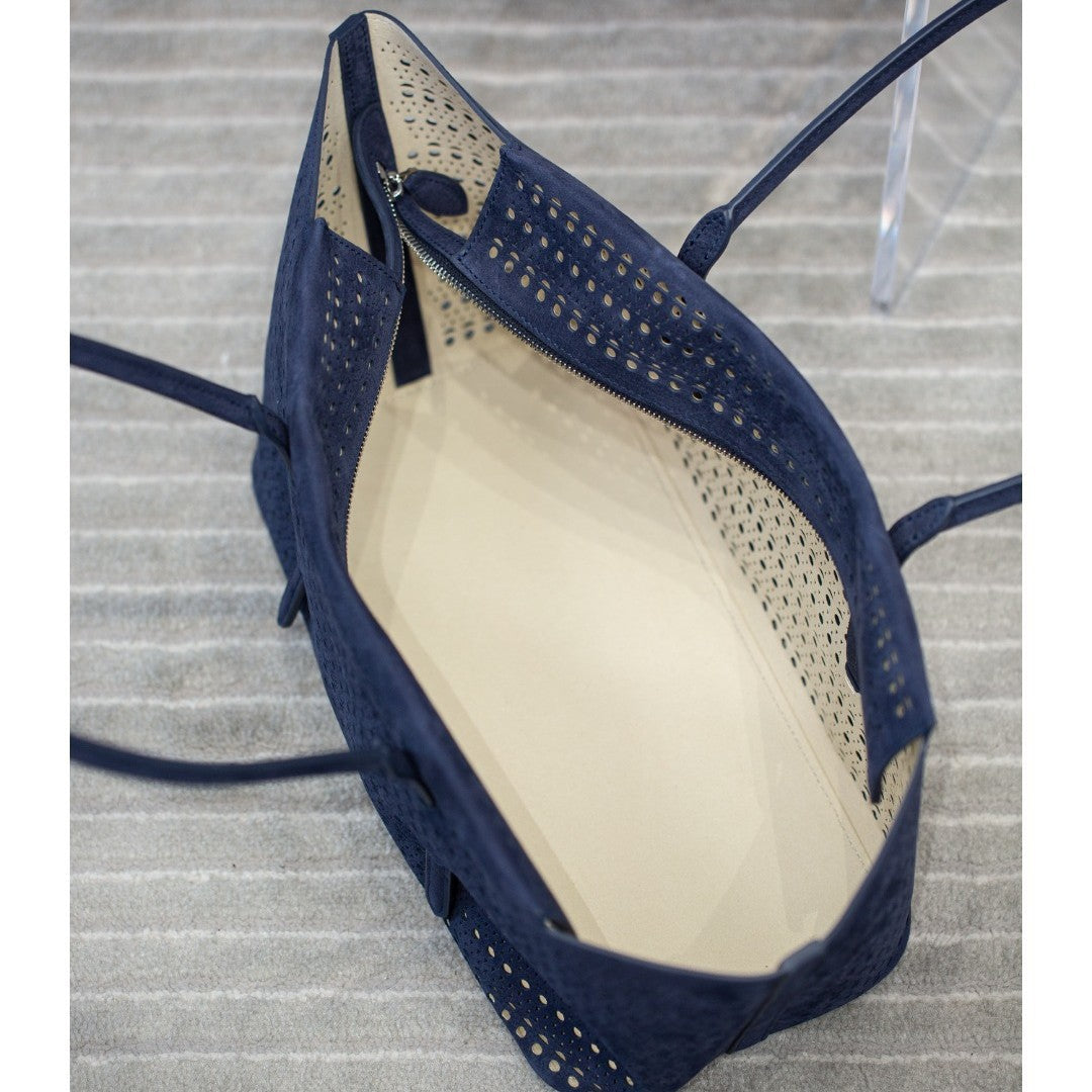 Damen geräumige und luftige Shopper-Tasche mit abnehmbarem Kosmetiktäschchen Nord Taschen