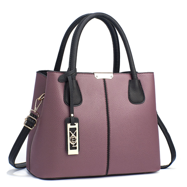 Damen elegante Tragetasche mit Doppelgriff und abnehmbarem Schultergurt Nord Taschen