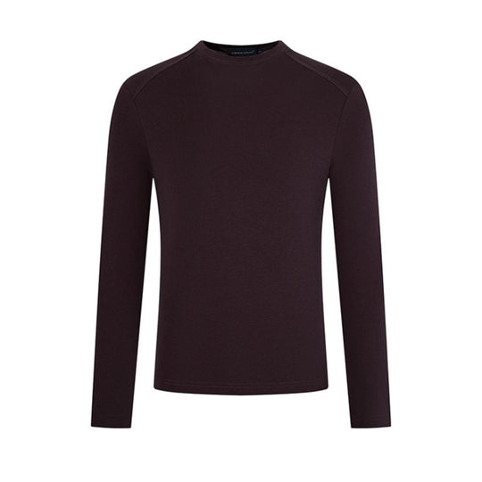Herren Feinstrick-Pullover mit Rundhalsausschnitt aus Merinowolle Nord Taschen