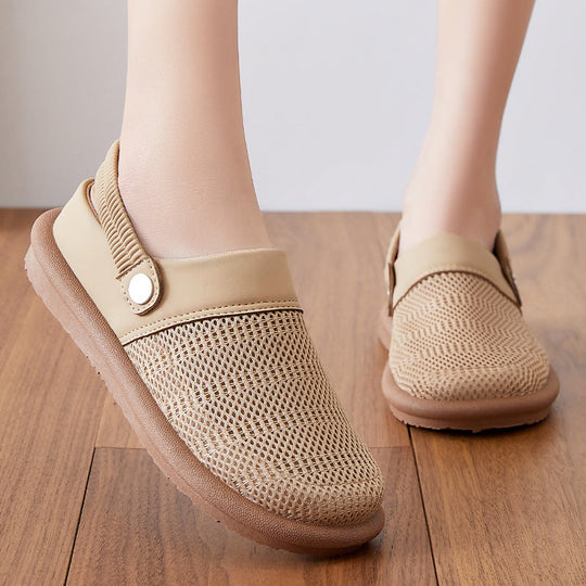 Damen Atmungsaktive Clogs mit elastischem Riemen - Arvani