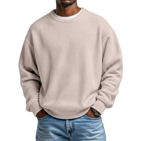 Herren Bequemer Sweatpullover mit Waffelstruktur Nord Taschen